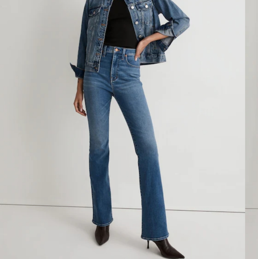 Madewell Skinny Flare Jeans - Picture 7 of 8